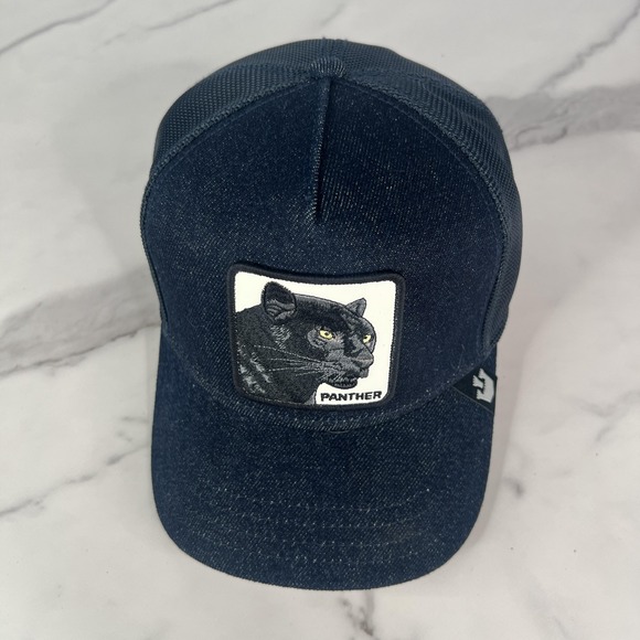 Goorin Bros Panther Hat Cap Snap Back Mesh Trucker Patch One Size Mens - Picture 5 of 13